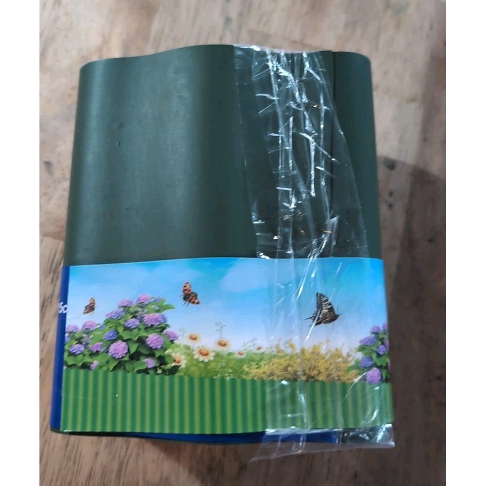 Plastic Lawn‎ Edging Green 19.7 Ft X  6 Inches